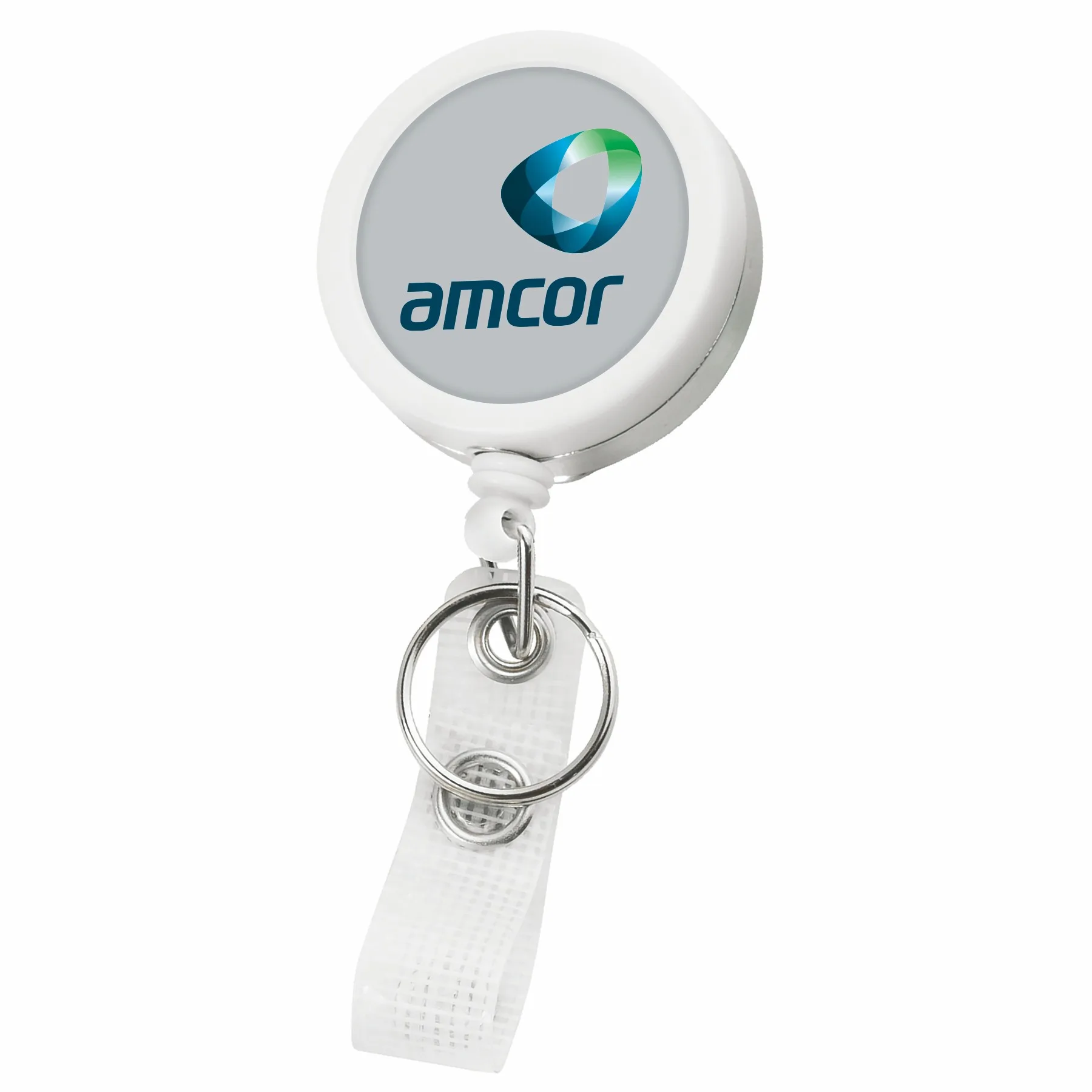 Heavy Duty Retractable Badge Reel w/wire cord view 6