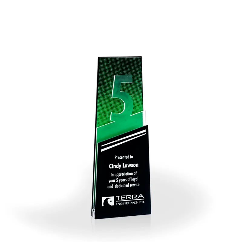 5 Flow Acrylic Desktop Award