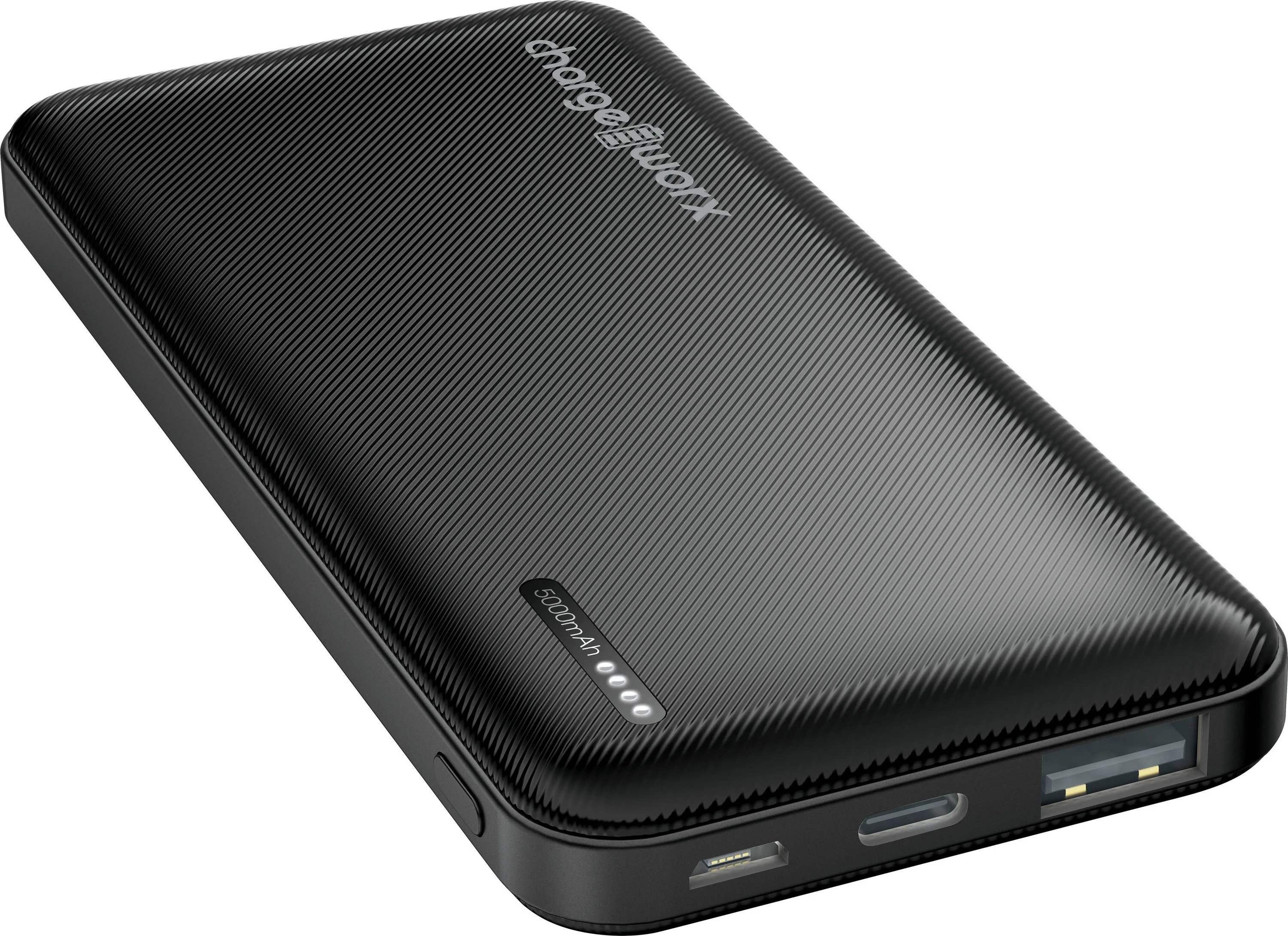 CHARGEWORX Chargeworx 5000Mah Dual Usb Slim Power Bank