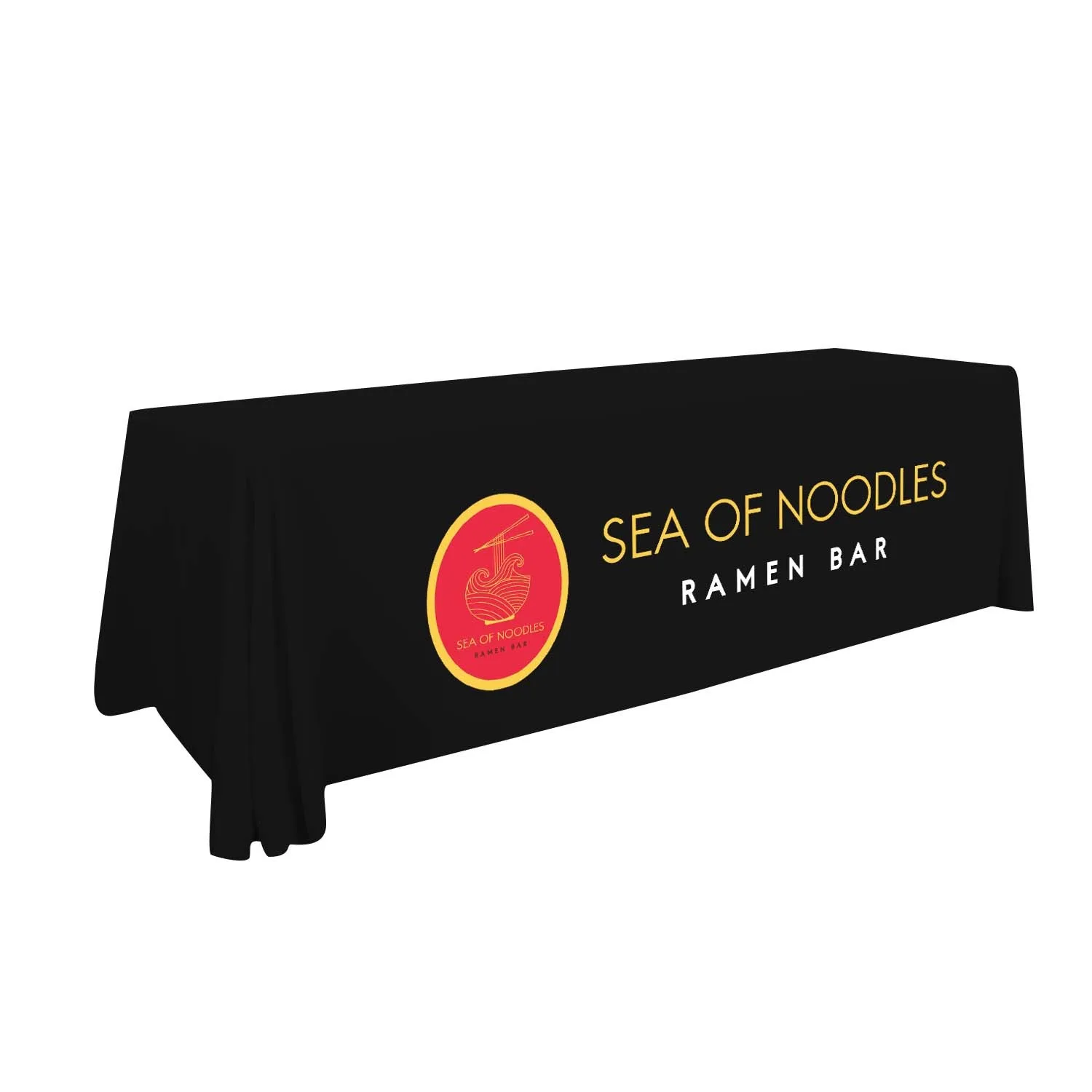 8' Standard Table Throw (Full-Color Front Only) view 5