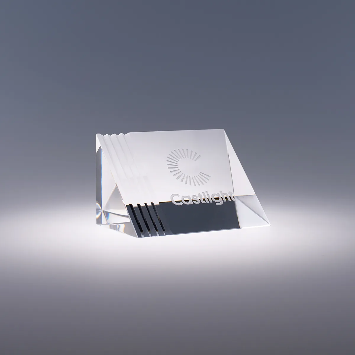 1412 Triad Paperweight - angle 1