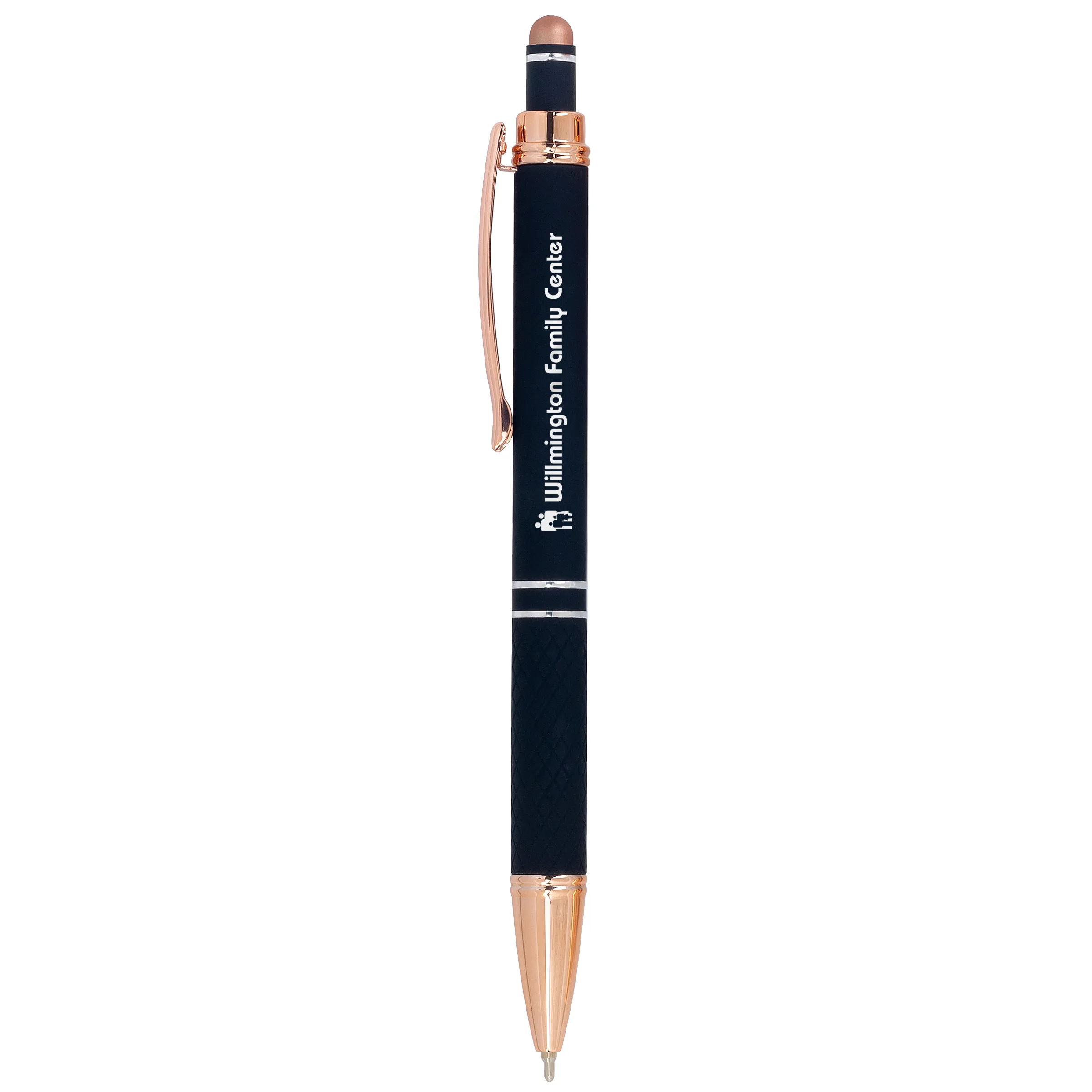 Crossgate Stylus Pen- Rose Gold Trim view 2