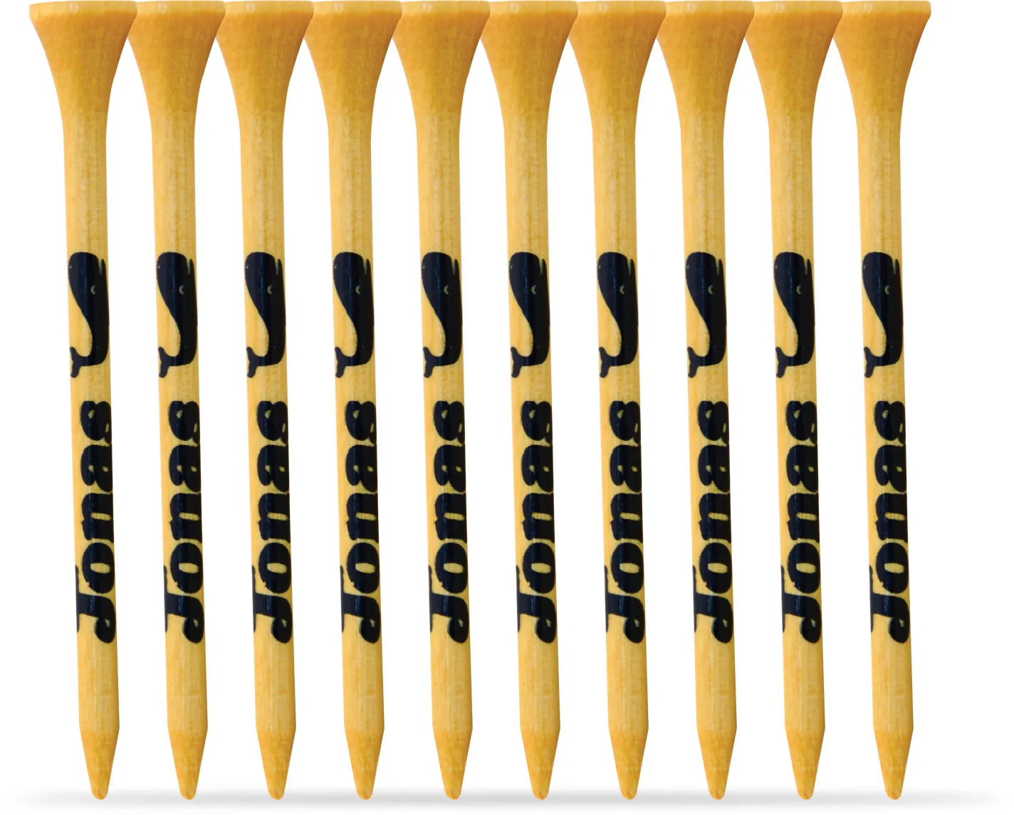 10 Pack of Bamboo Golf Tees