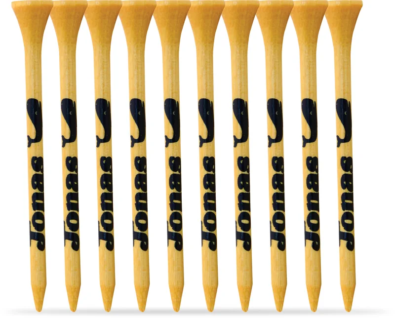 10 Pack of Bamboo Golf Tees
