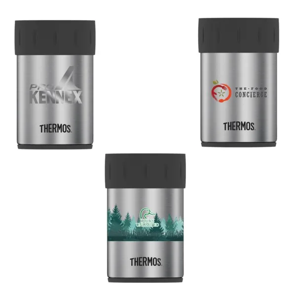 12 oz. Thermos® Double Wall Stainless Steel Can Insulator view 2