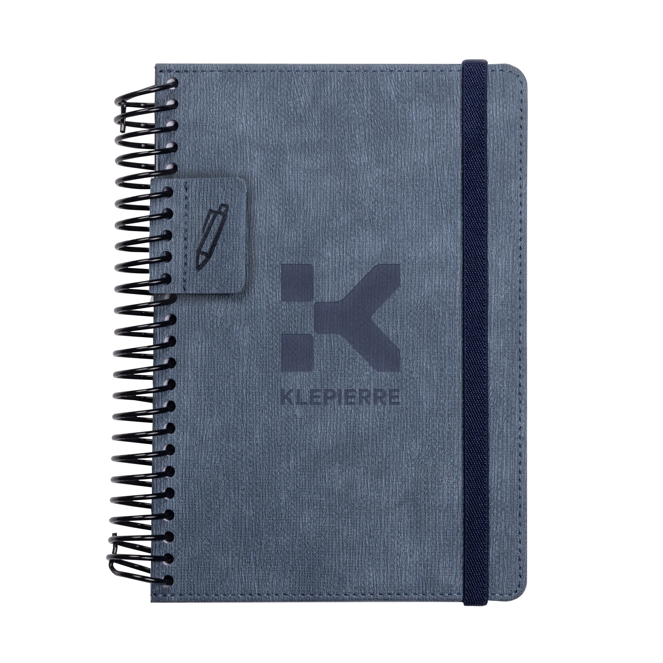 Savile Spiral Journal w/Pen Loop — Savile Spiral Journal w/Pen Loop