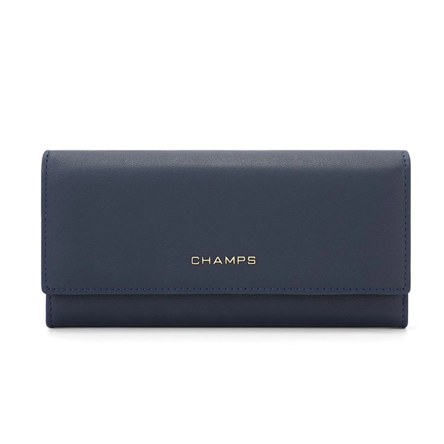 Champs Luggage Navy Rfid Trifold Wallet Size 4"X7.5"X1"