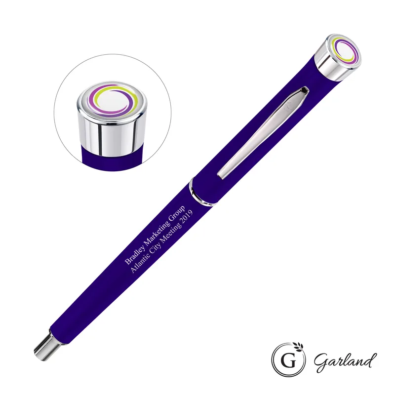 Custom, Mechanical Pencil, Chrome, Matte Purple / Chrome