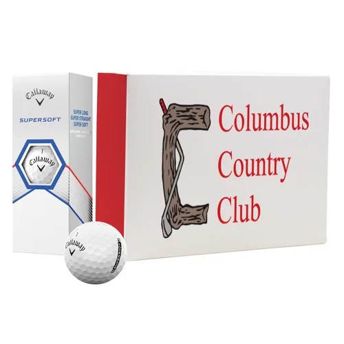 Callaway Super Soft Golf Ball Dozen w/Custom Lid