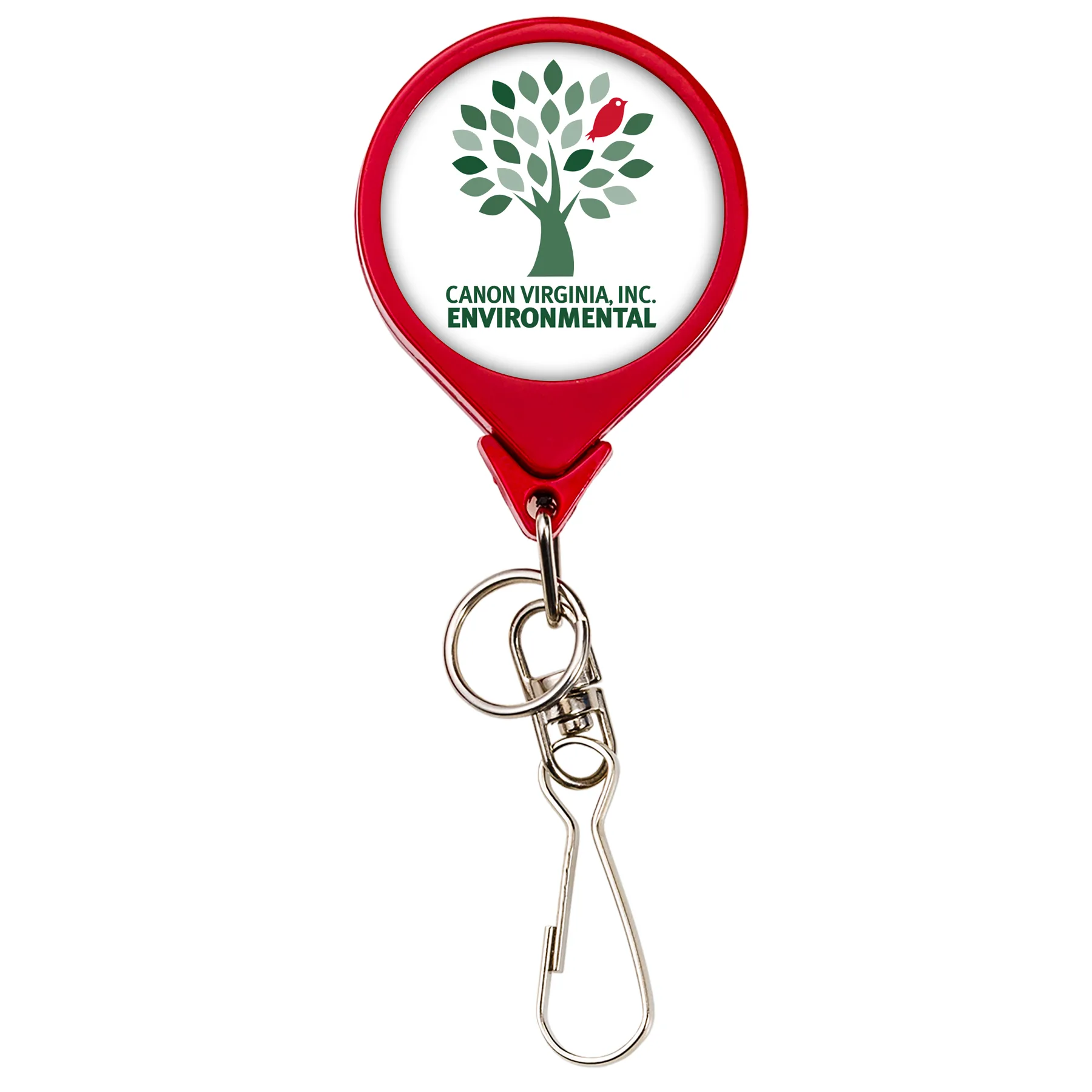 Bamboo Jumbo Round Retractable Badge Reel view 6