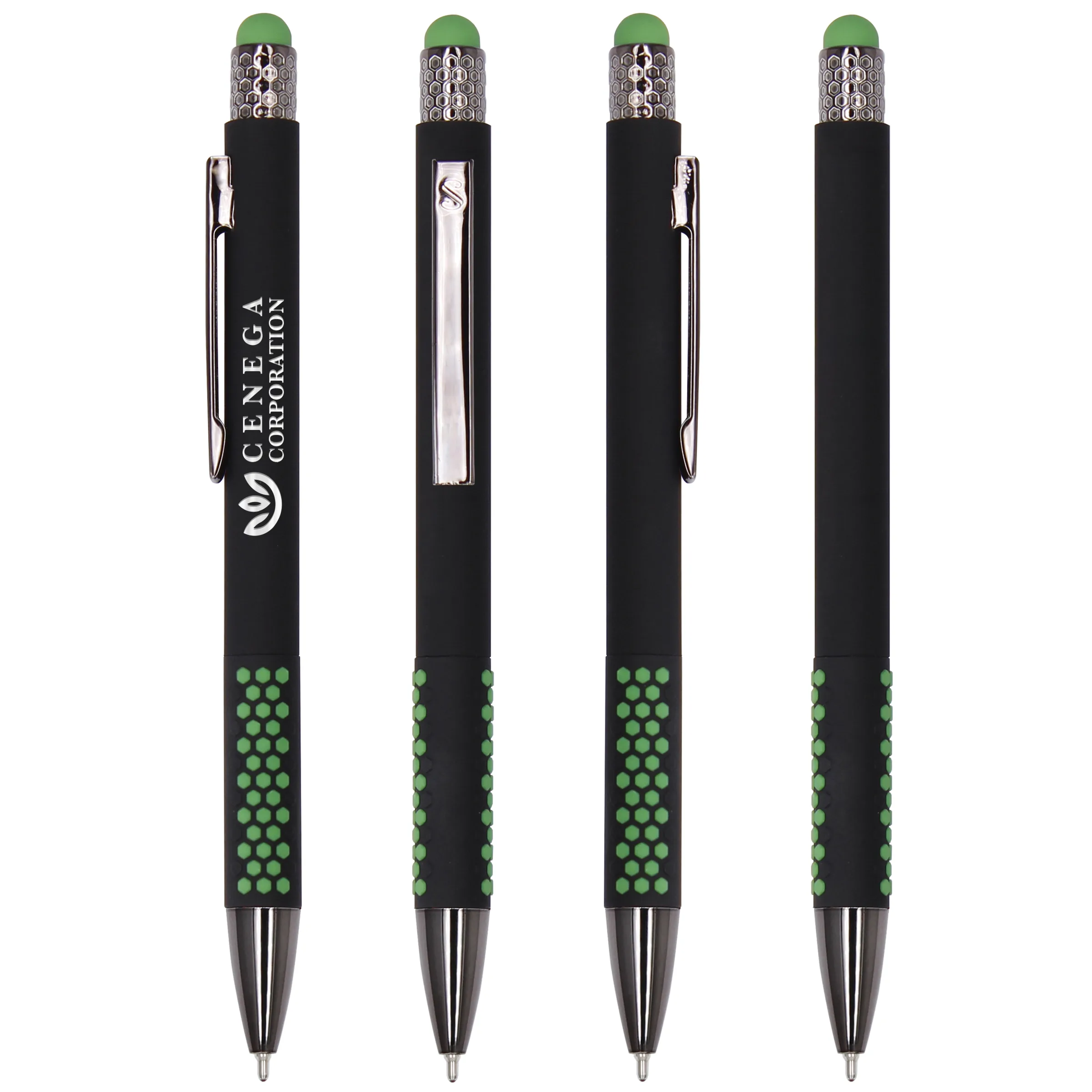 Honeycomb Stylus Gel Pen view 3