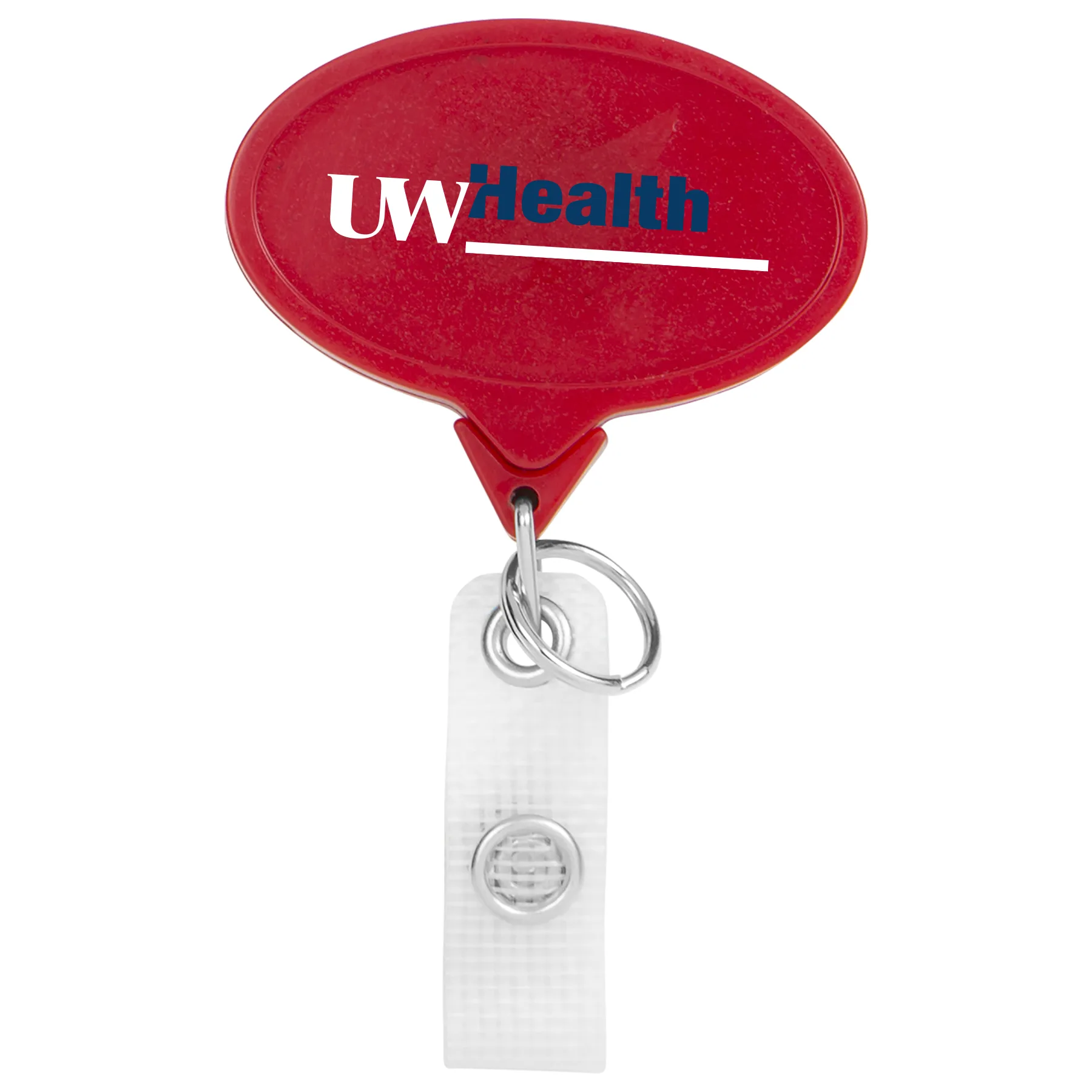 Hemp Jumbo Oval Retractable Badge Reel view 7