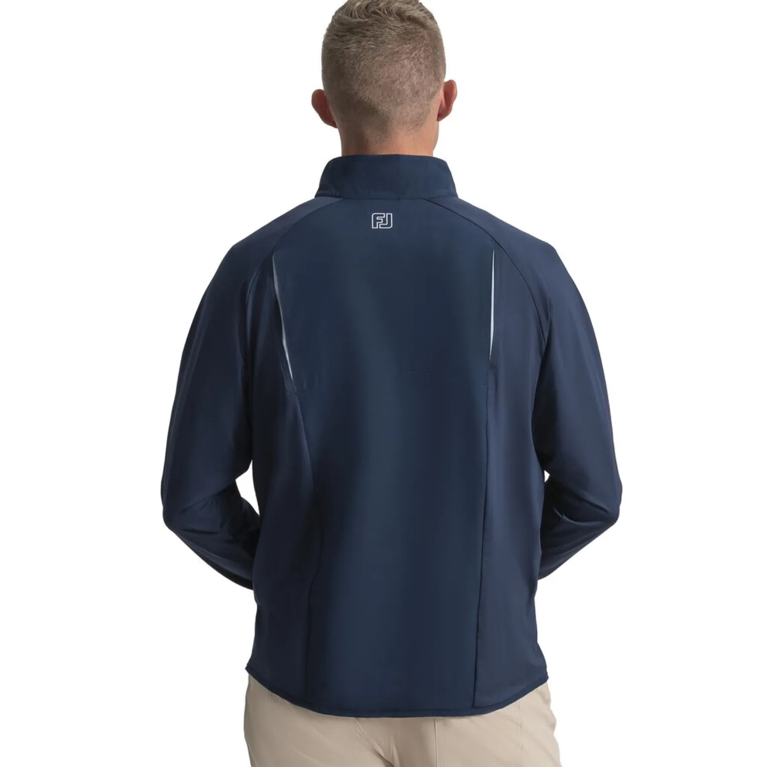 FootJoy® Water Repellant Tech Performance Mid-Layer Pullover view 2