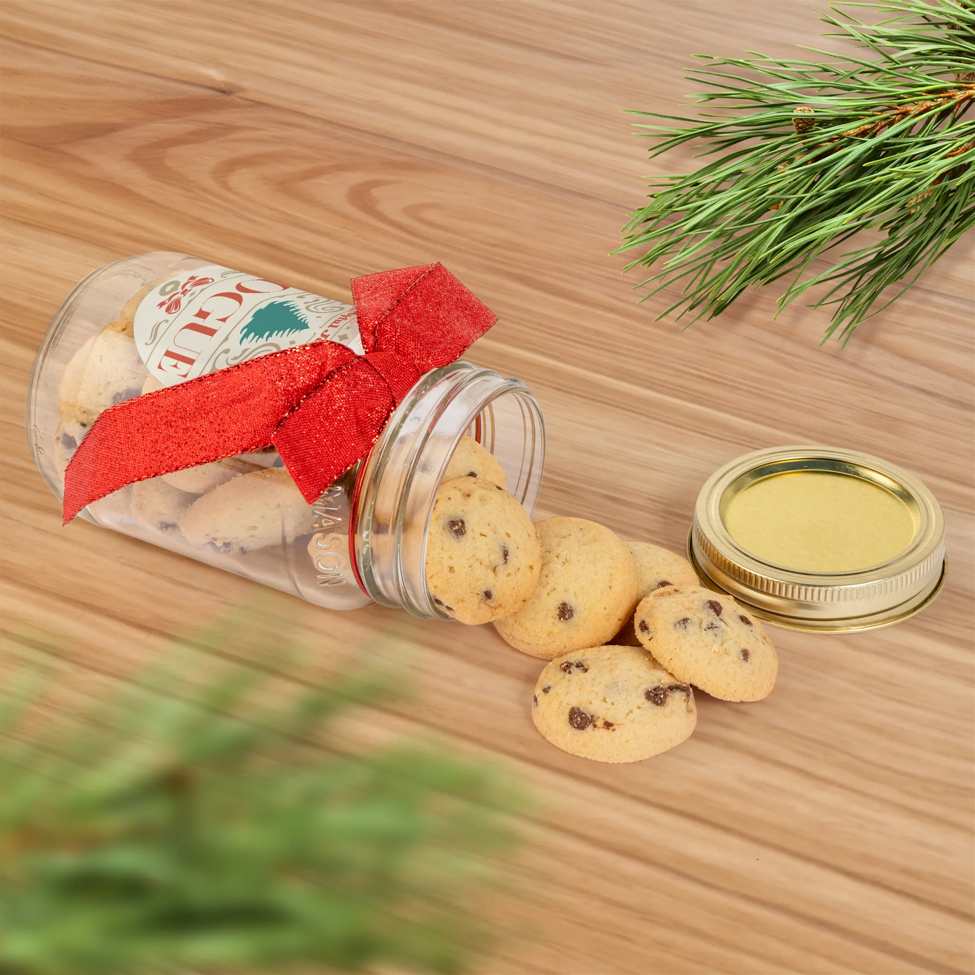 Fresh Beginnings Bite Size Cookies Mason Jar view 2
