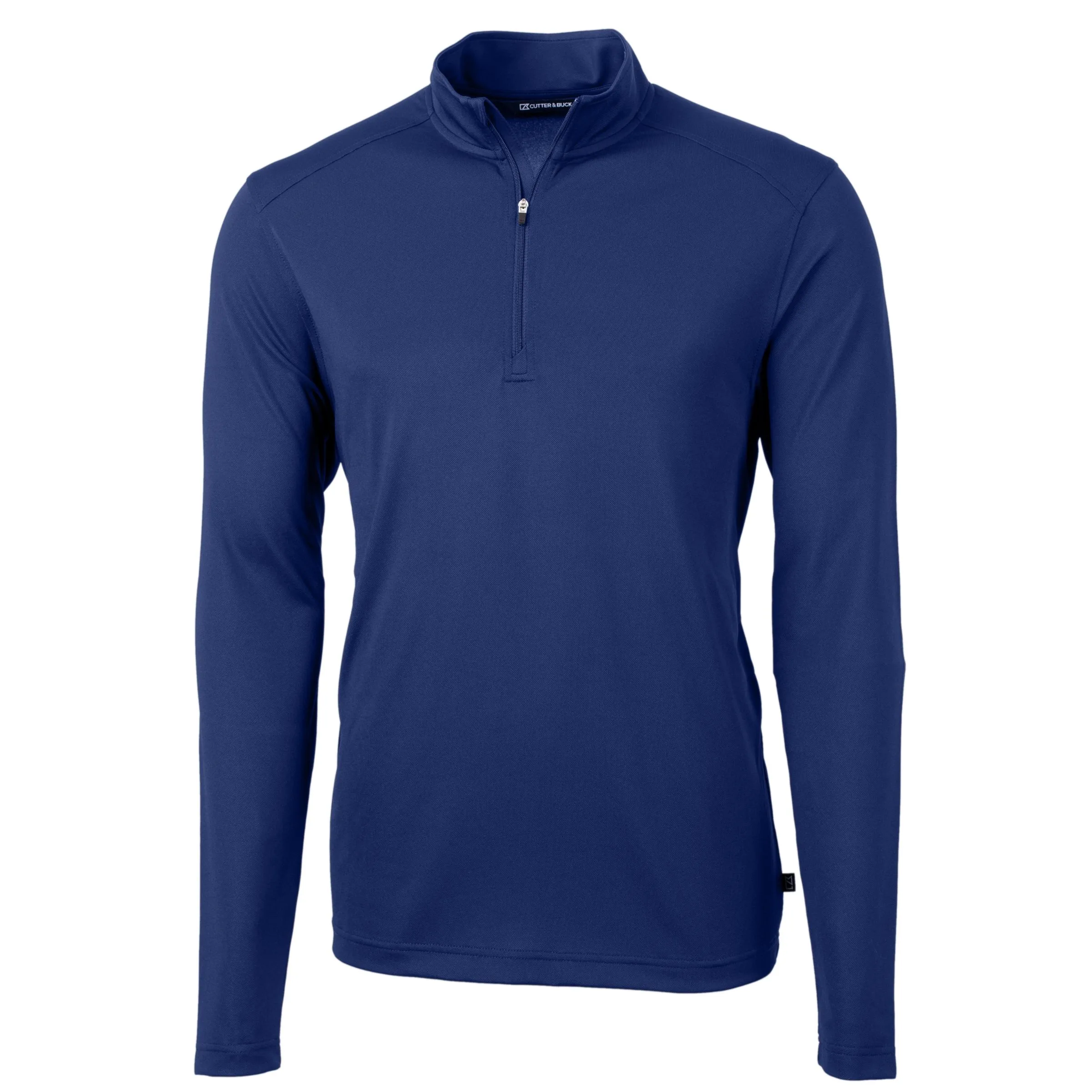 Cutter & Buck Virtue Eco Pique Recycled Quarter Zip Mens Big & Tall Pullover view 5