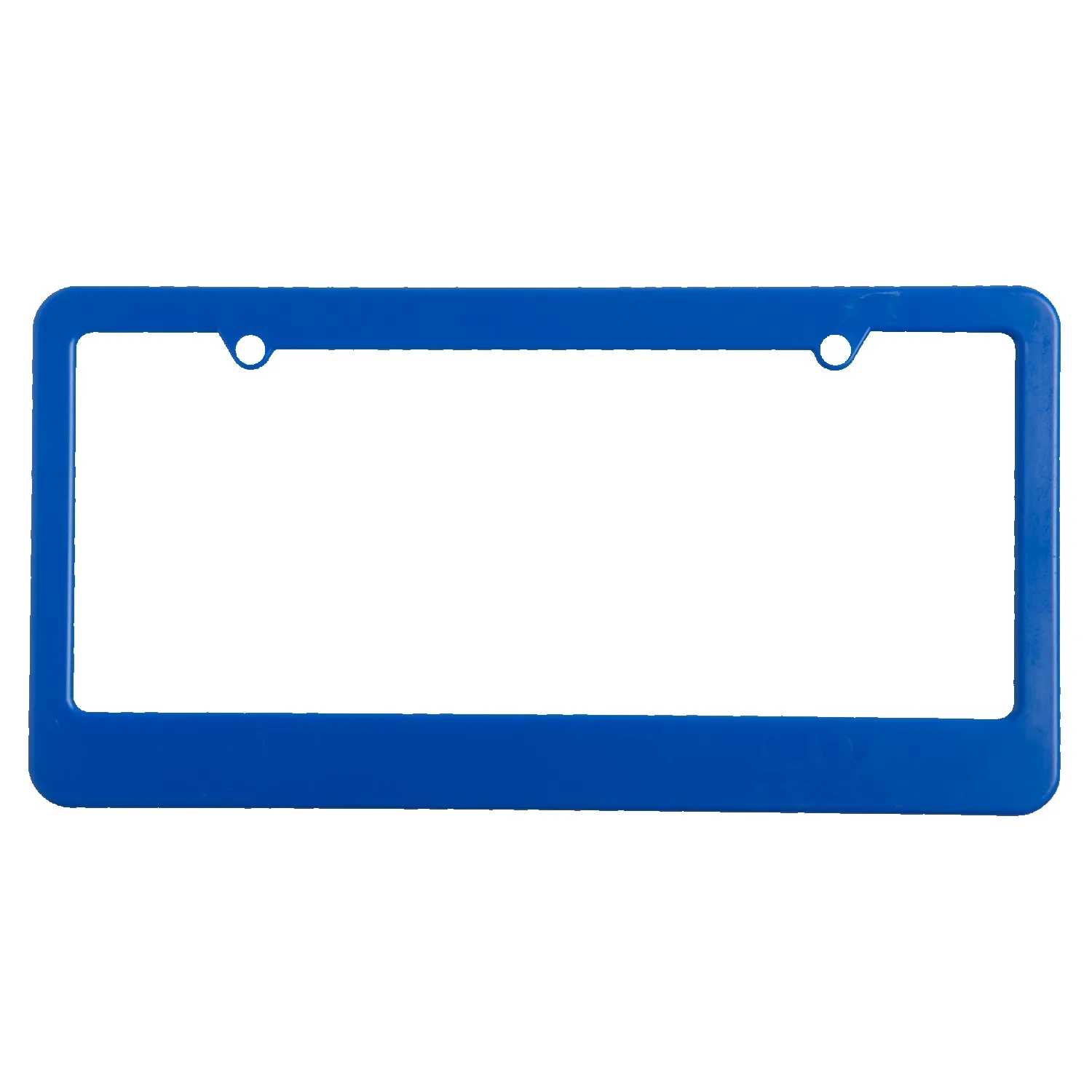 License Plate Frame w/ 2 Holes & Straight Bottom view 2