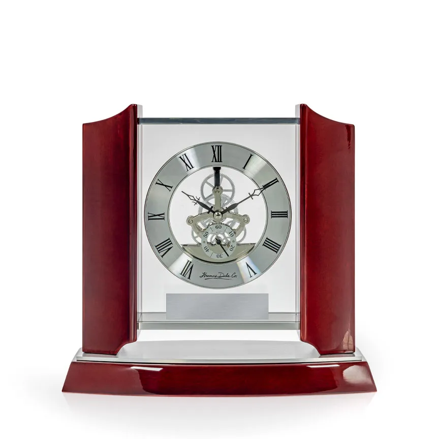 Wela Rosewood Desk Clock view 2