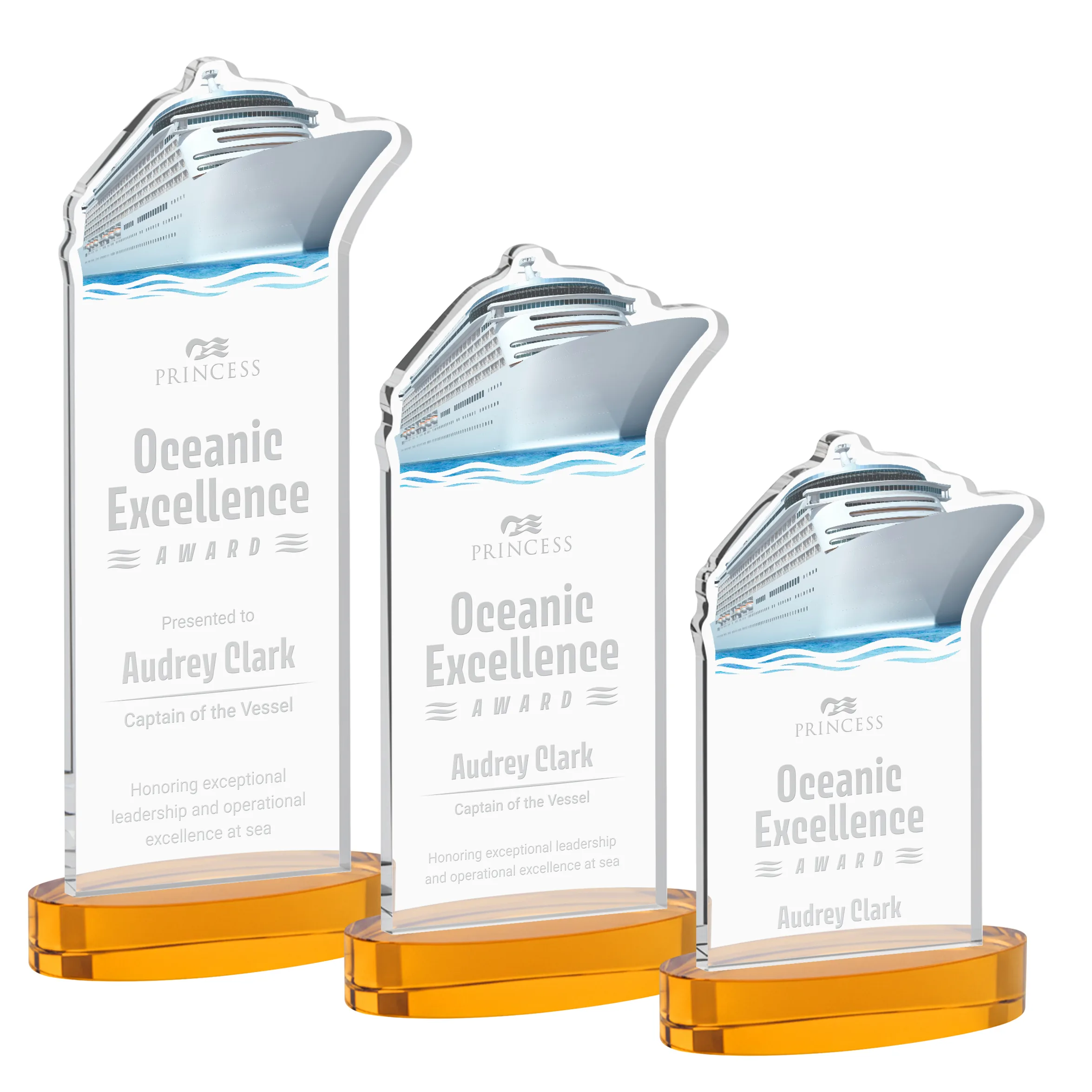 Deep Etch, Alberton base, Amber