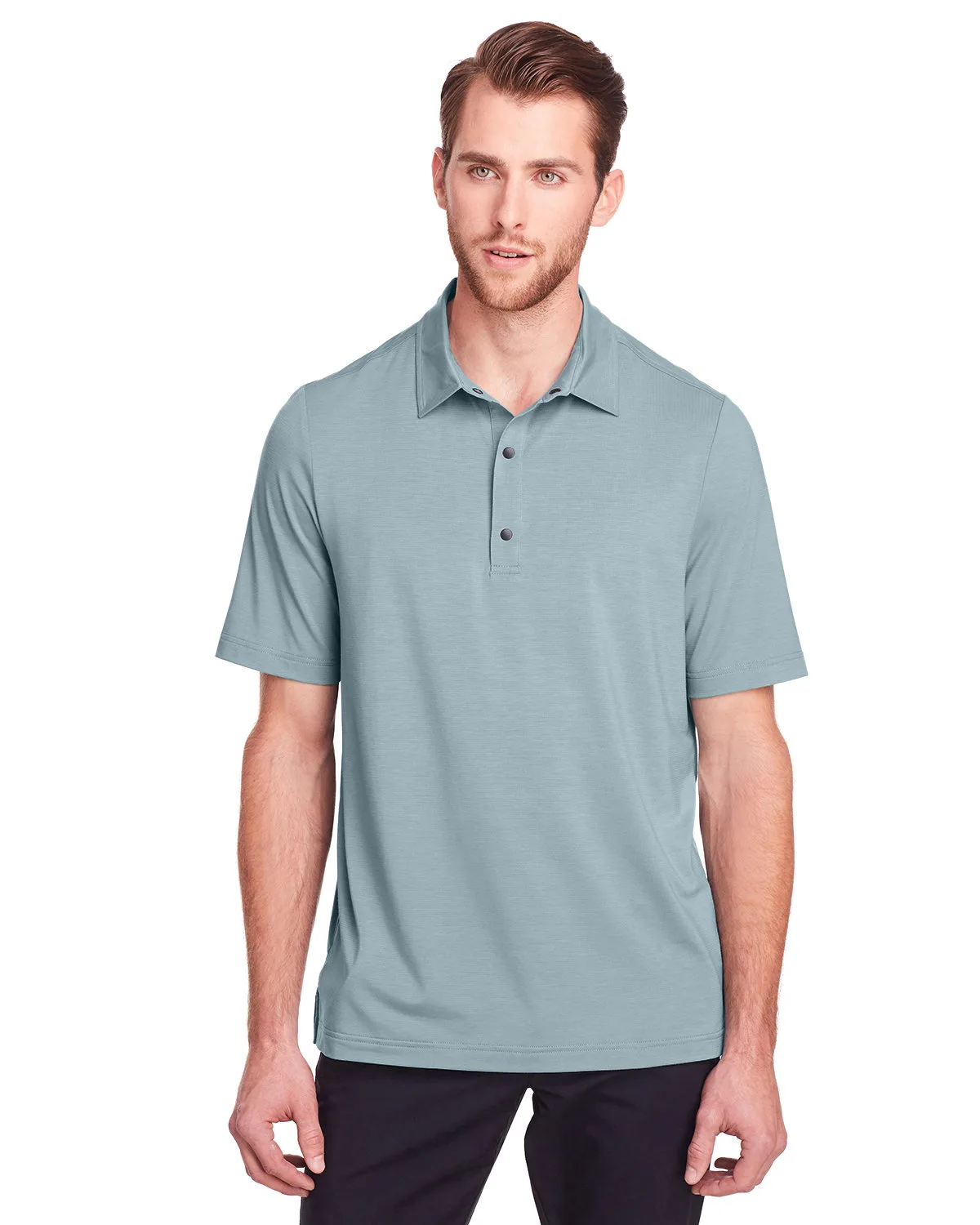 NORTH END Men's JAQ Snap-Up Stretch Performance Polo view 6