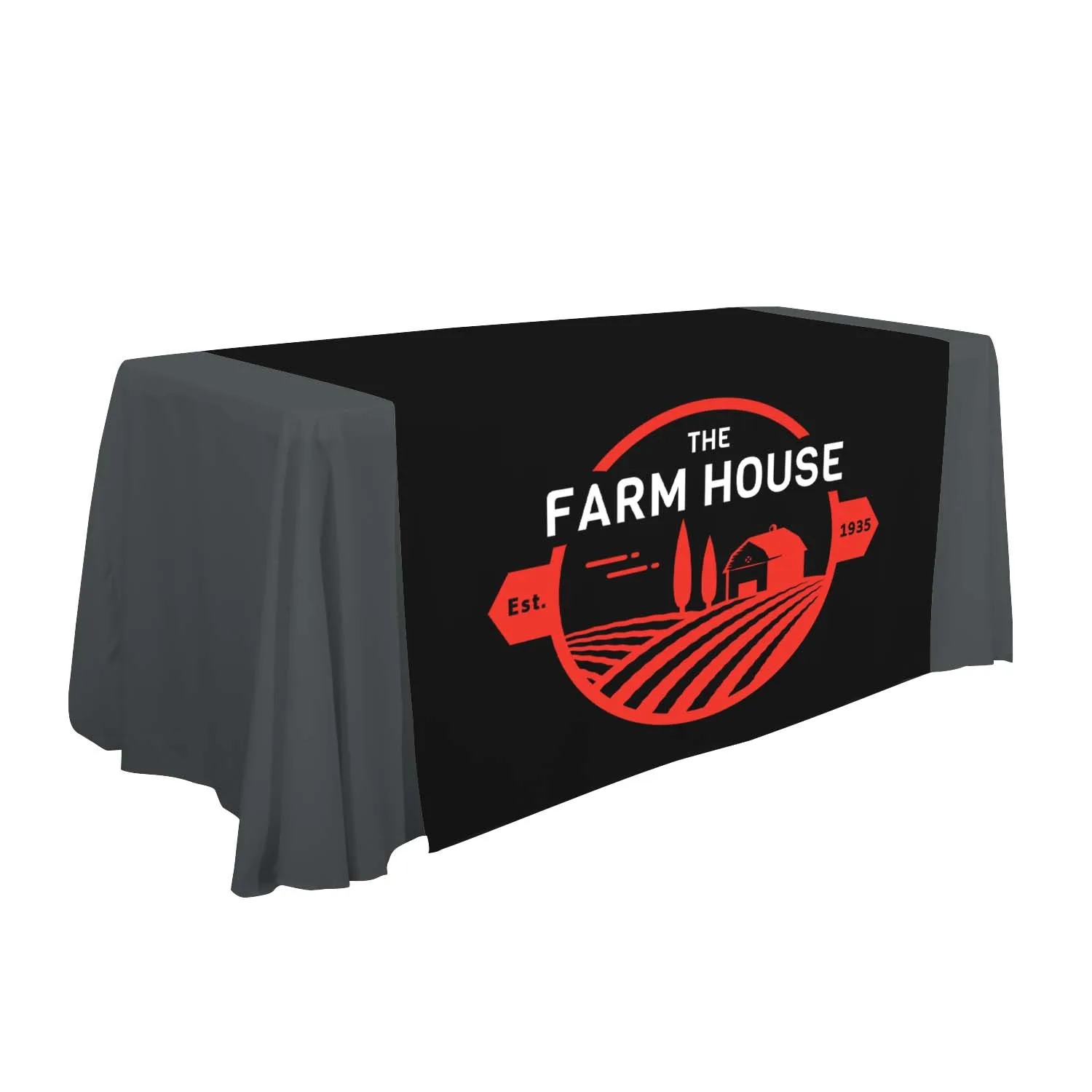 57" Standard Table Runner (Full-Color Front Only) view 5