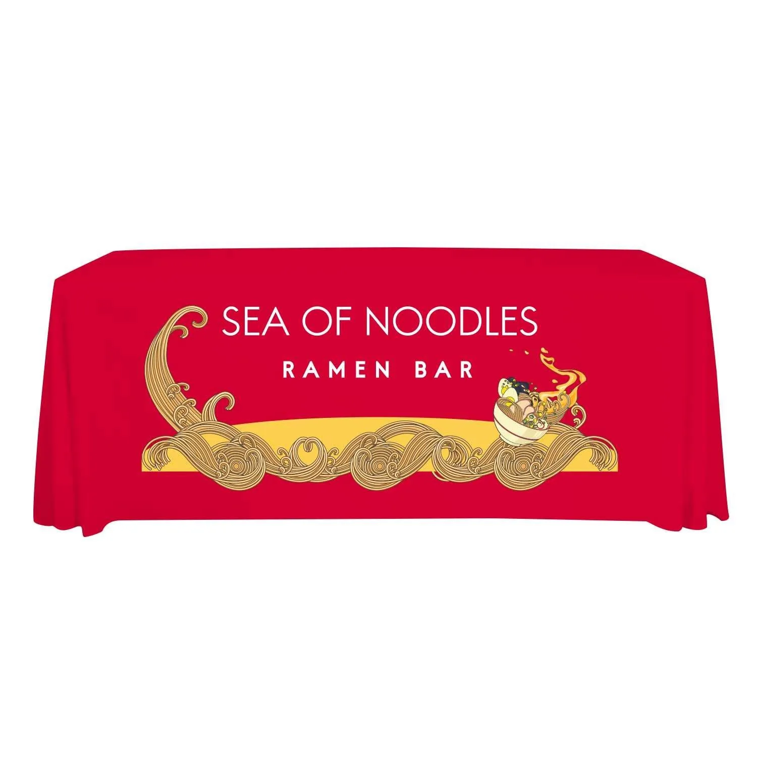 6' Standard Table Throw (Full-Color Front Only) view 4