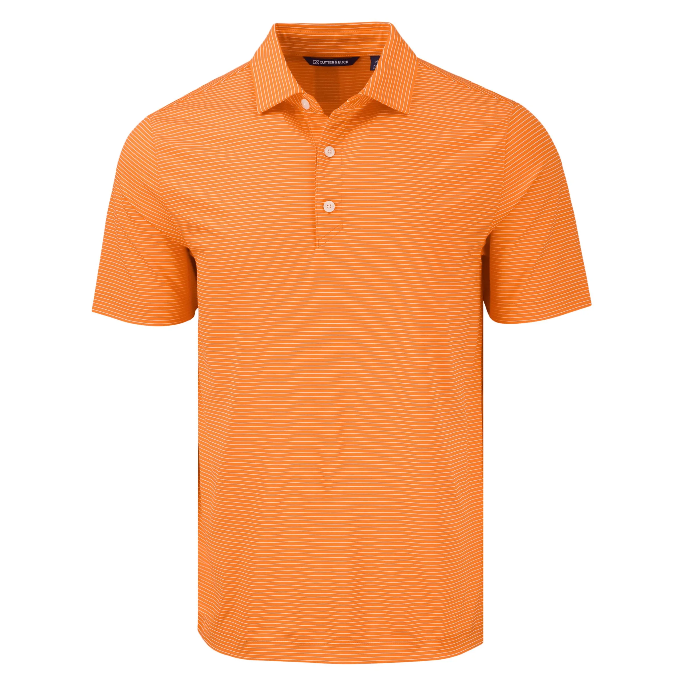 Cutter & Buck Forge Eco Fine Line Stripe Stretch Recycled Mens Polo view 3