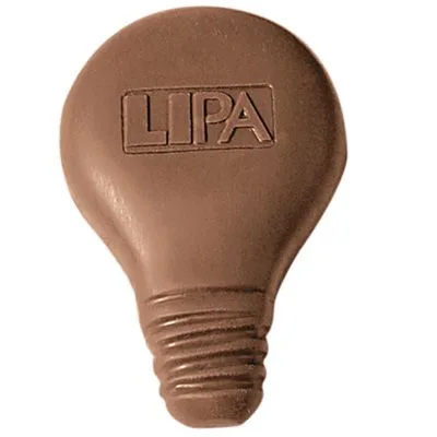 Molded Chocolate Light Bulb (1 Oz.) view 2