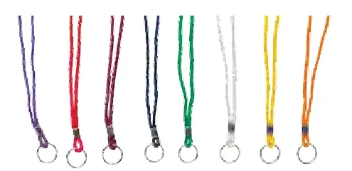 Braided Lanyard w/split ring view 2