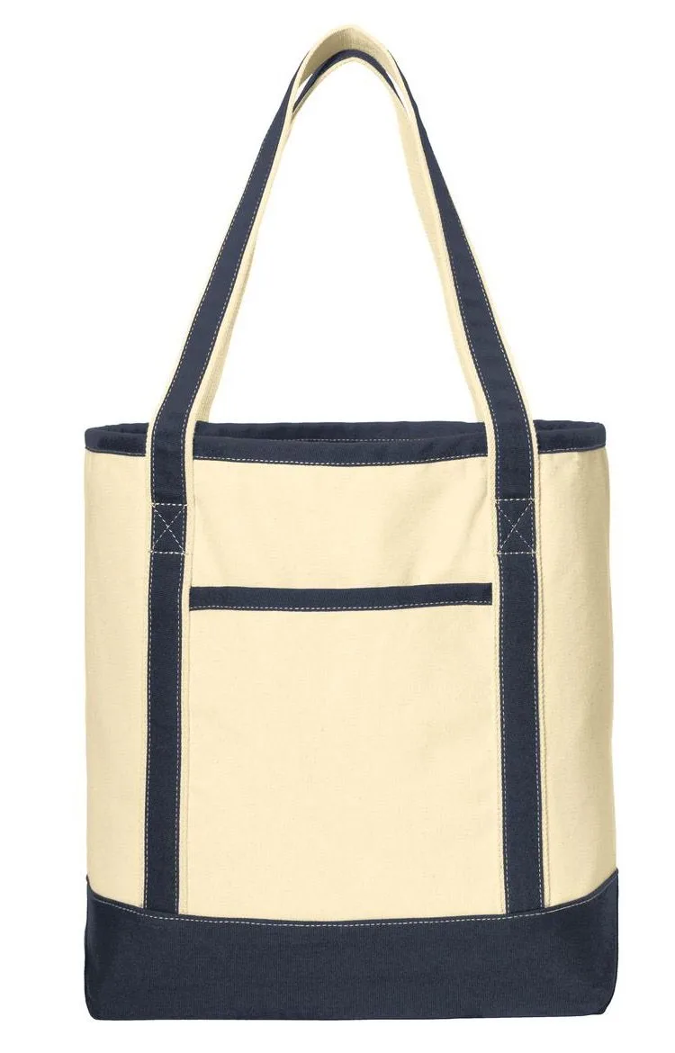 Port Authority® Large Cotton Canvas Tote.