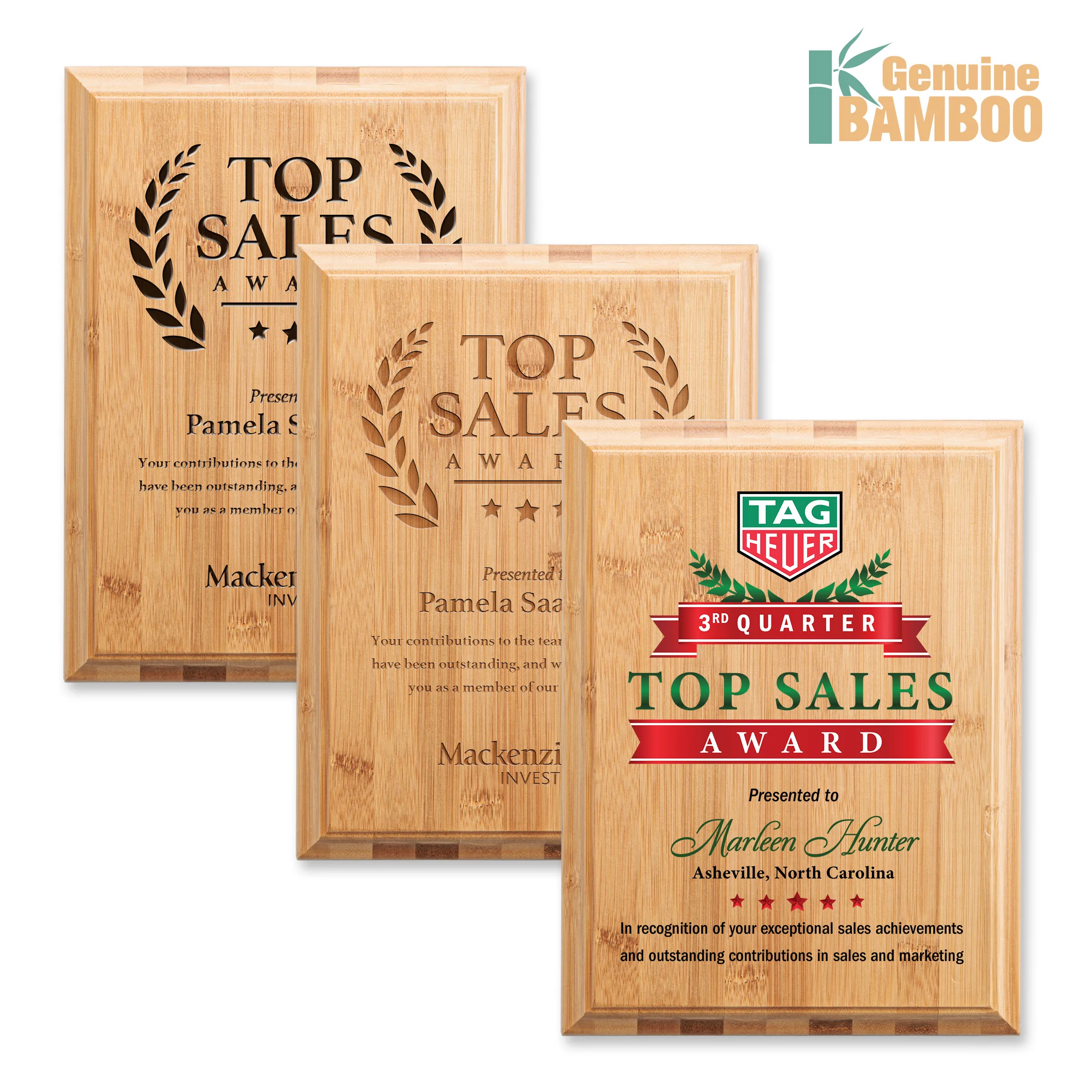 Bamboo Plaque