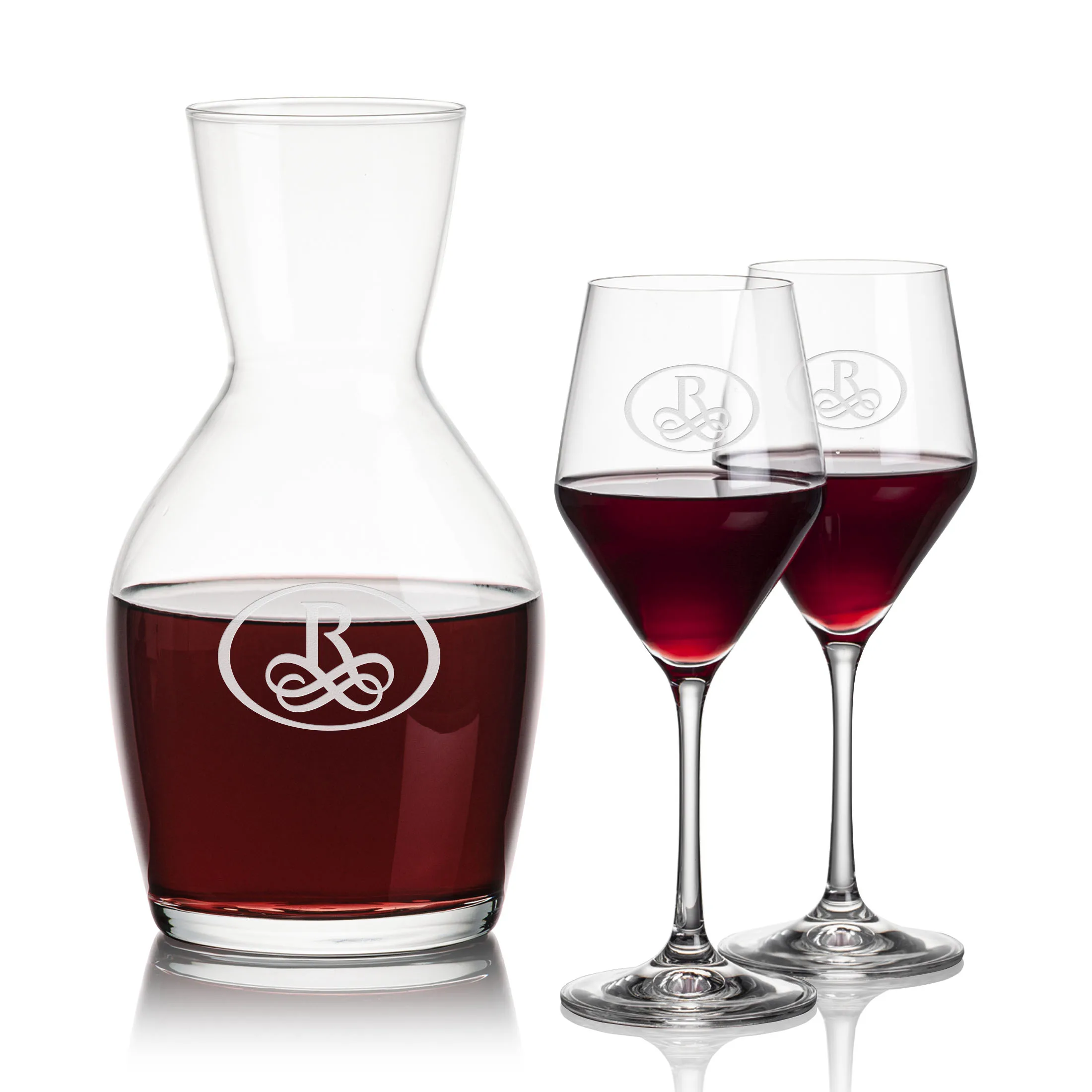 Carafe & 2 Wine