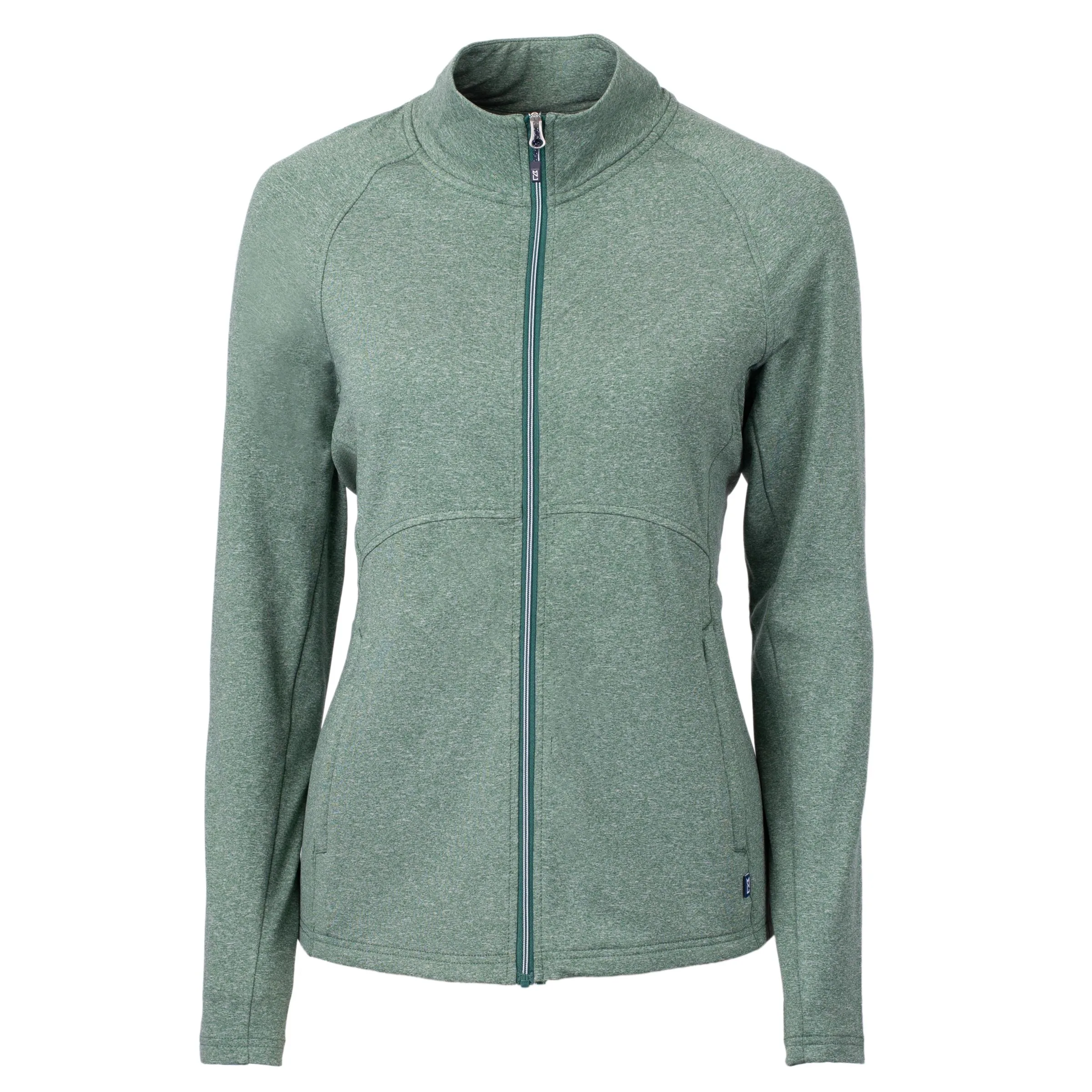 Cutter & Buck Adapt Eco Knit Heather Recycled Womens Full Zip view 7