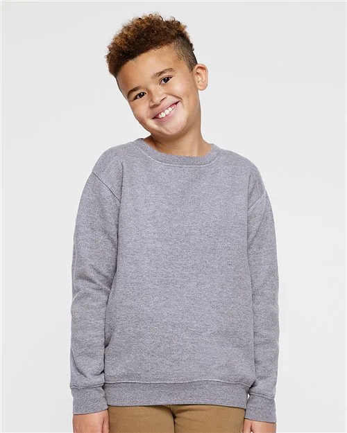 LAT® Youth Elevated Fleece Crewneck Sweatshirt
