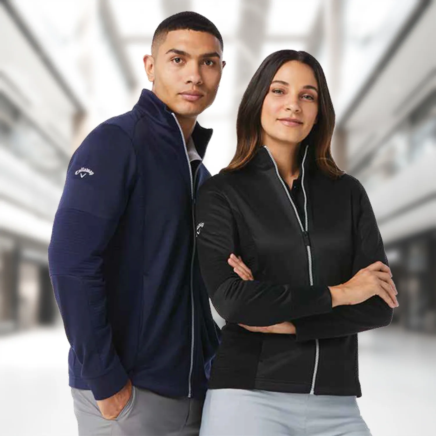 Callaway® Ottoman Full Zip Women's Long Sleeve Jacket view 5