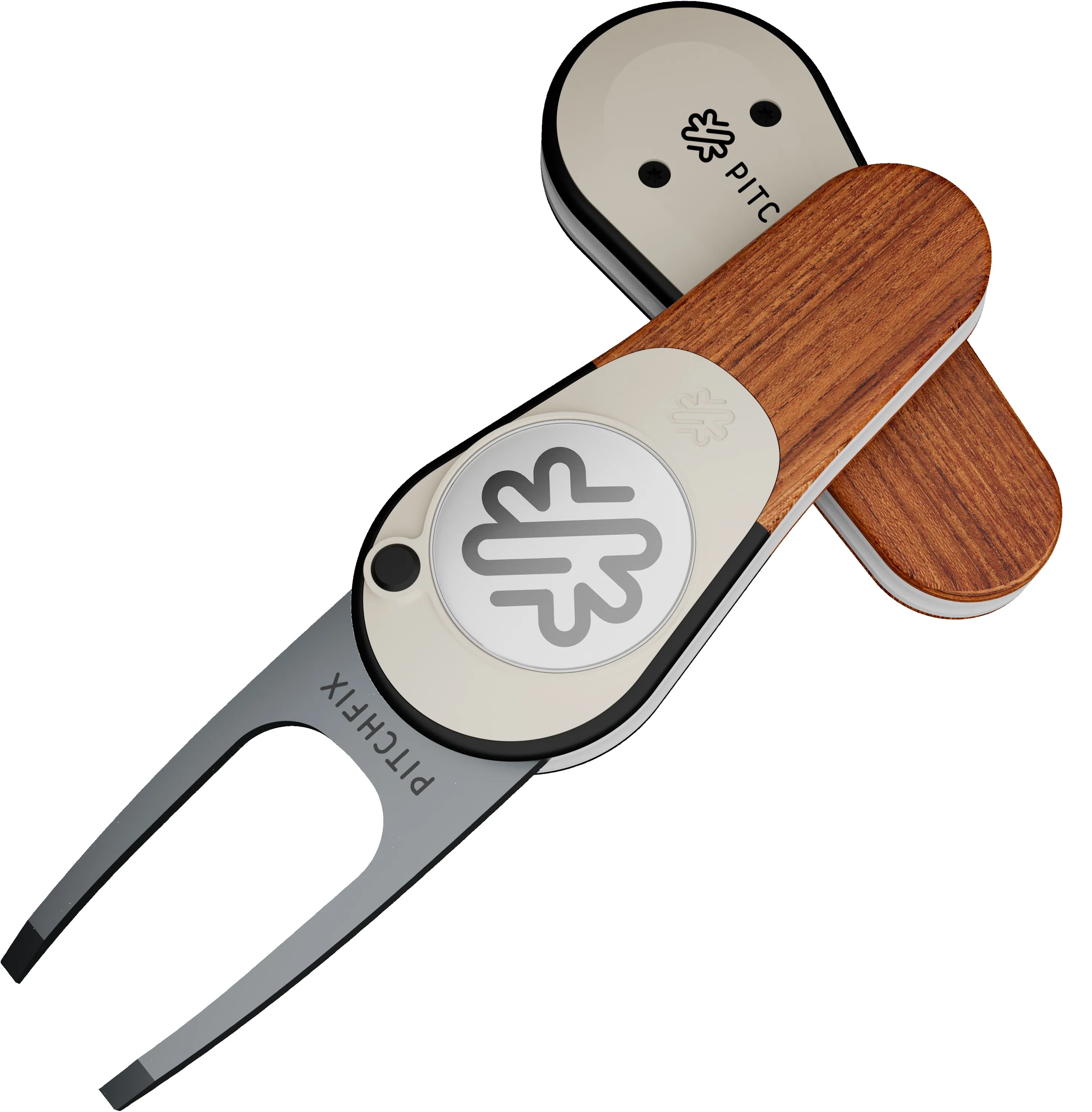 Pitchfix® Woodie Golf Divot Tool view 4