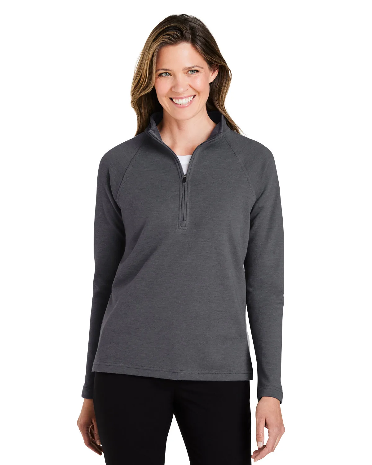 Devon and Jones® Women's New Classics® Charleston Quarter-Zip Pullover Sweater
