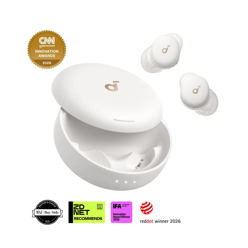 soundcore Sleep A30 Smart ANC Sleep Earbuds - Lunar White Special