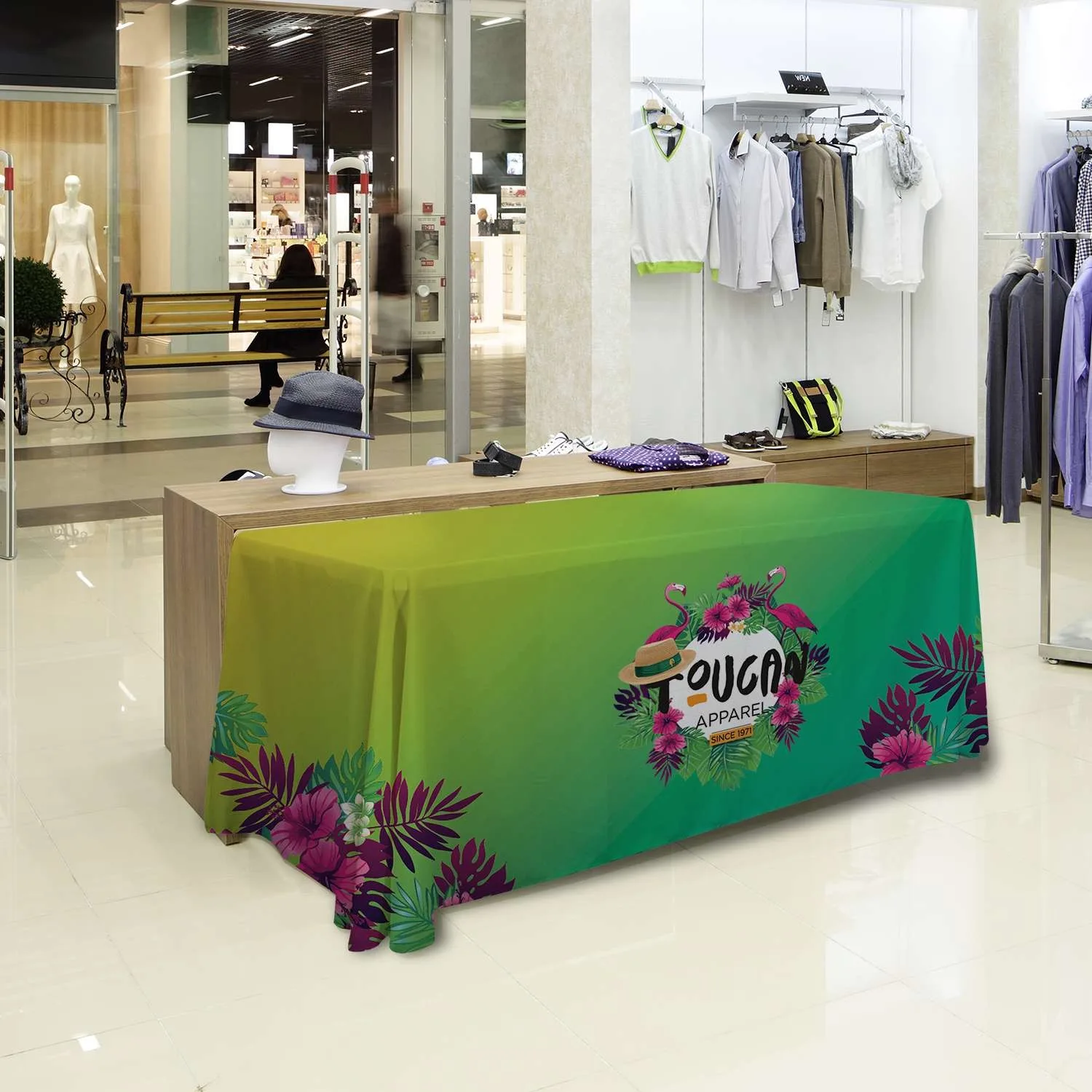 6' Economy Table Throw (Full-color Full Bleed) view 3