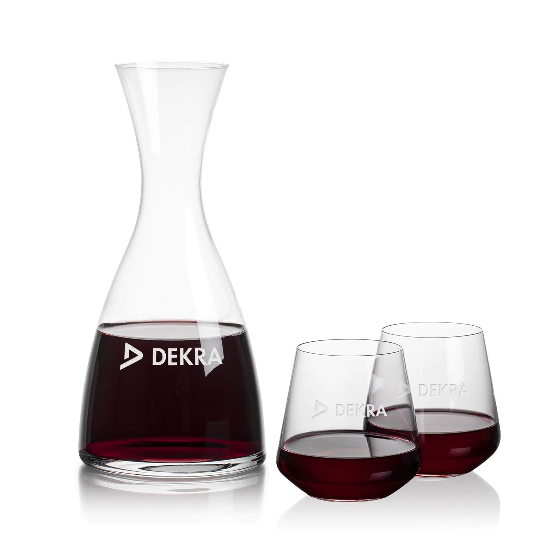 Carafe & 2 Stemless