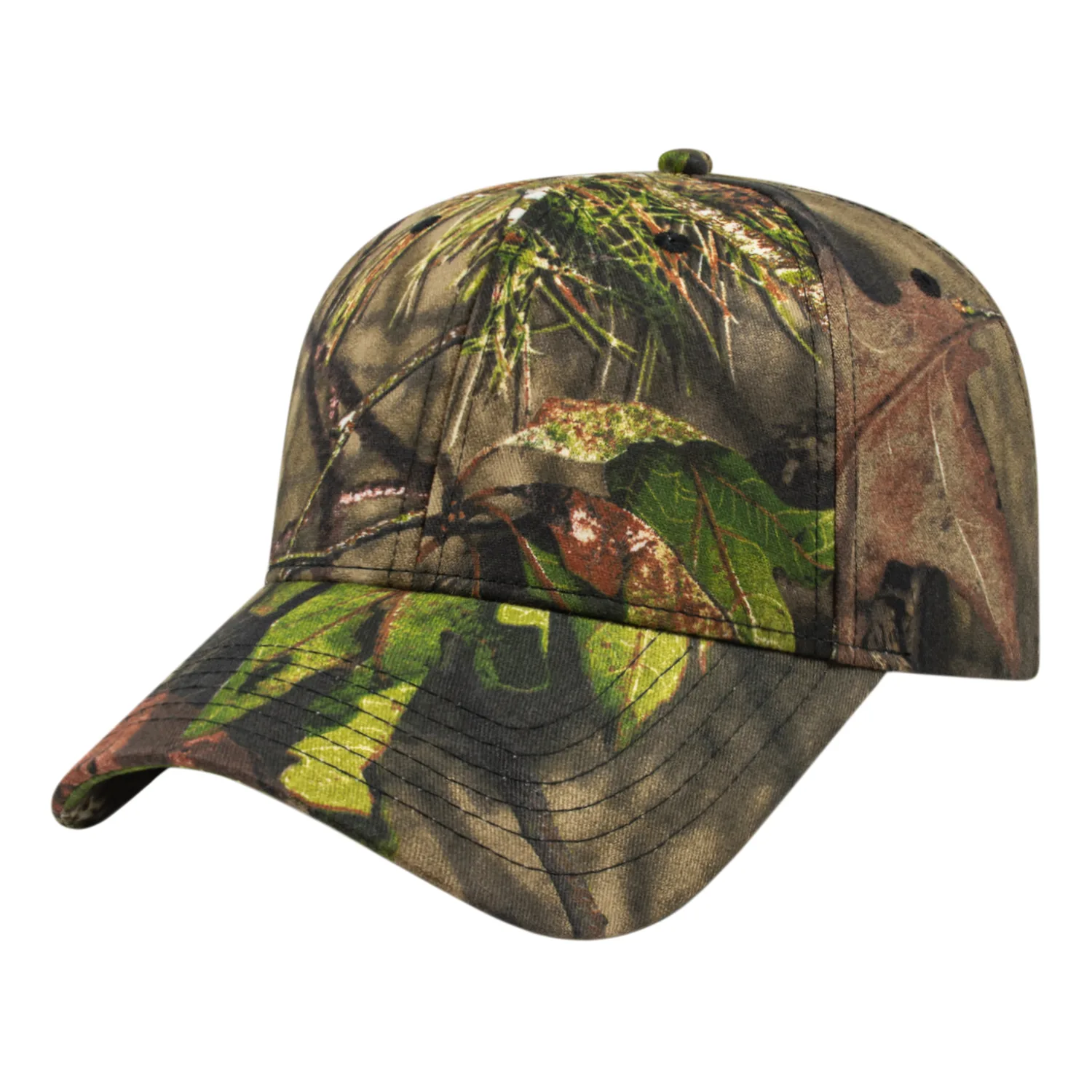 Six Panel Structured Camo Cap view 5