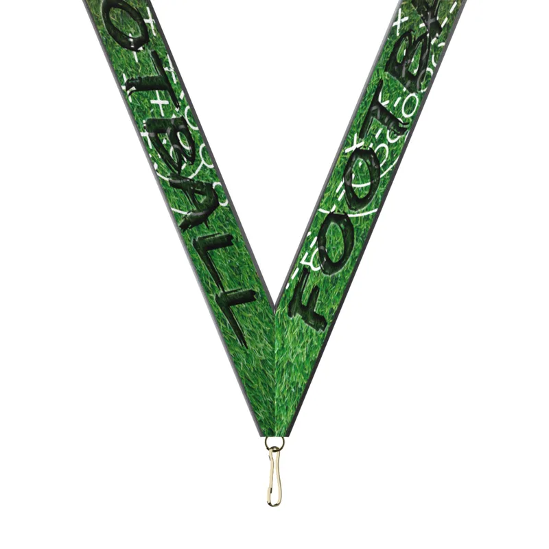 Sublimated Football Neckband w/ Quick Clip (7/8" X 34")