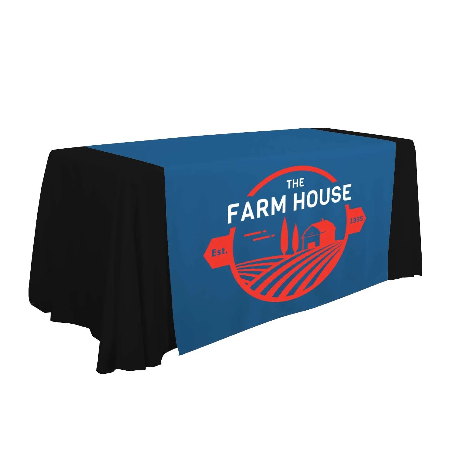 57" Standard Table Runner (Full-Color Front Only) view 6