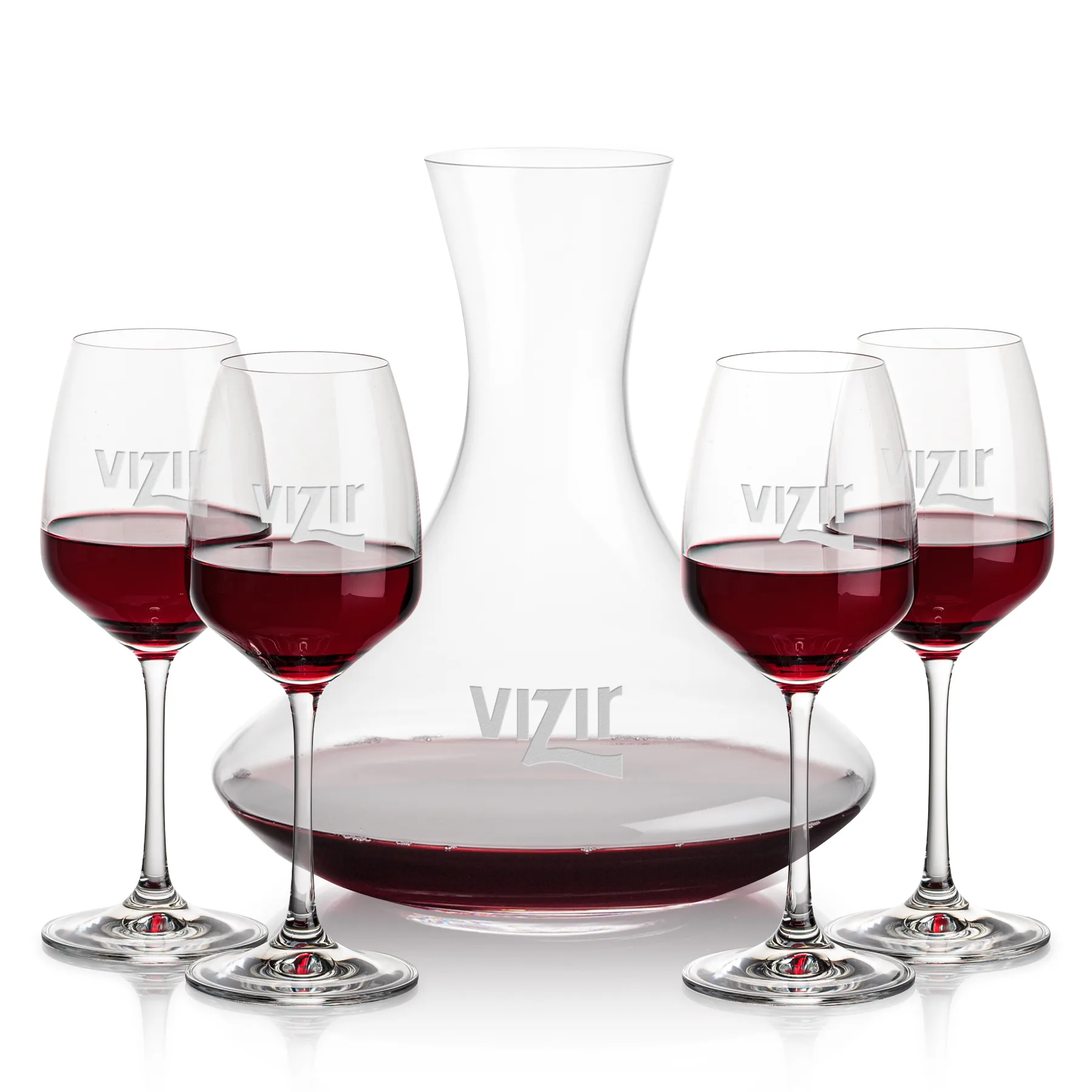 Carafe & 4 Wine