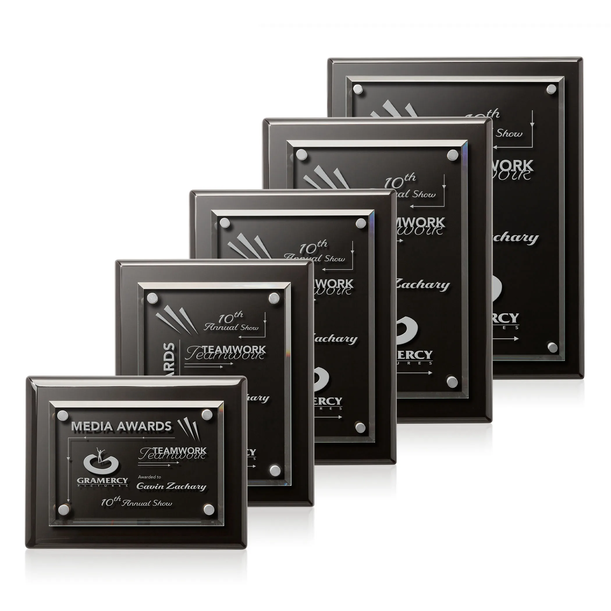 Deep Etch, Black / Silver