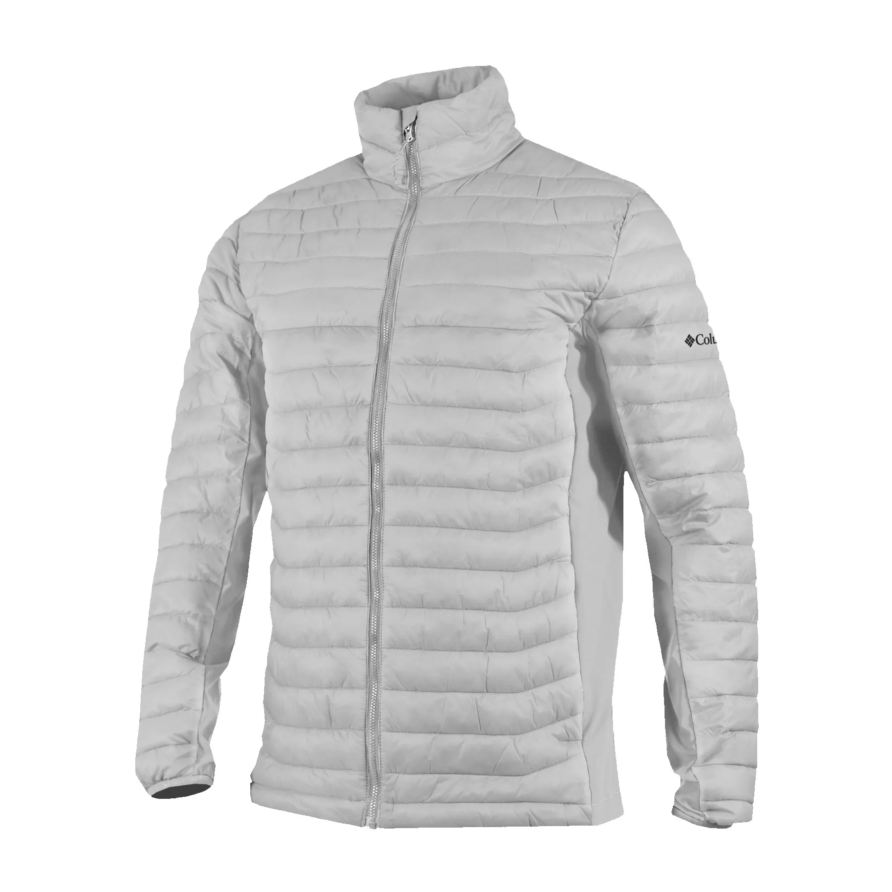 Columbia Mens Powder Pass Hybrid Jacket - Cool Grey