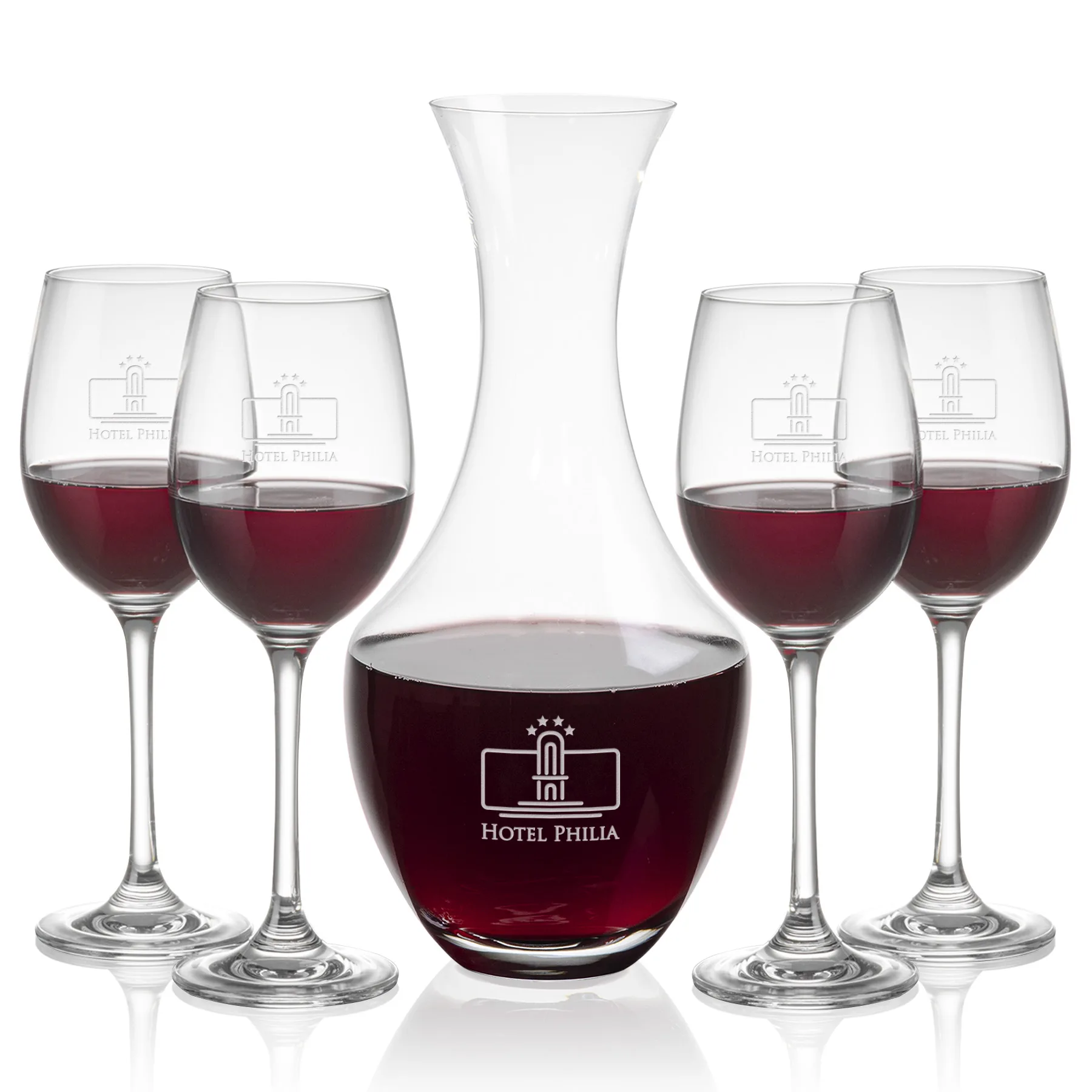 Carafe & 4 Wine
