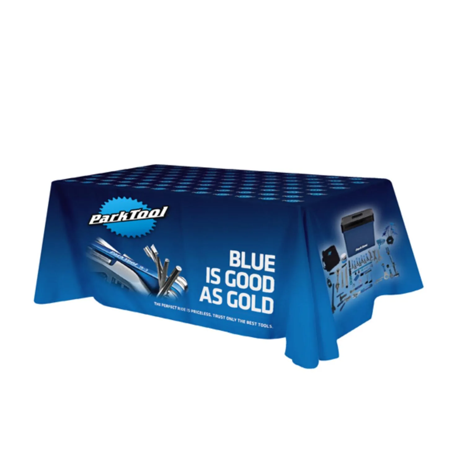 Premium 8' Throw Dye Sublimated Flowing Table Cloth view 2