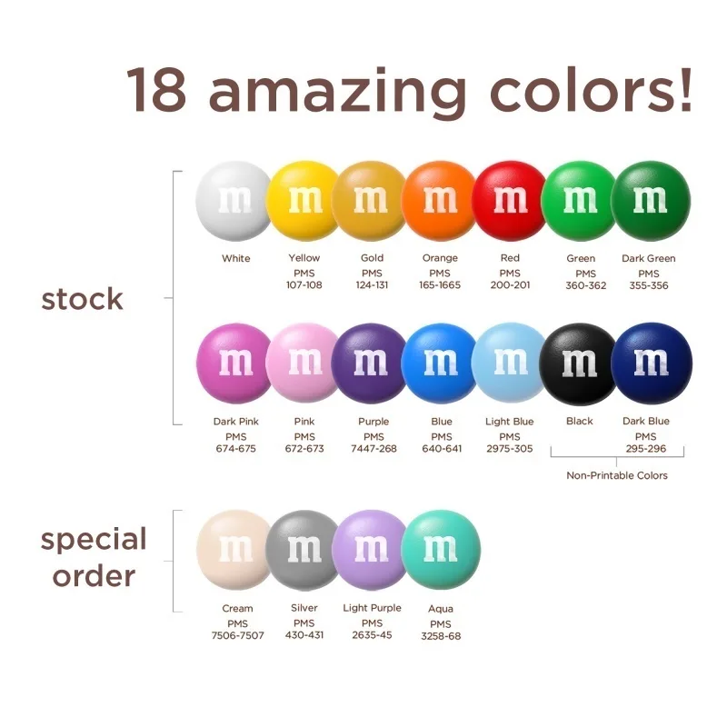 Soccer M&M'S Color Choice, 1oz ECO-Digibag & Full Color view 2