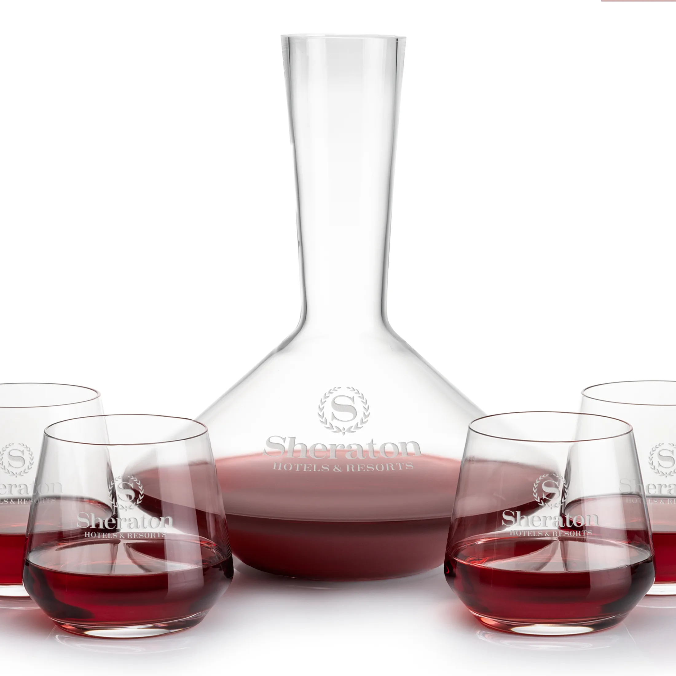 Carafe & 4 Stemless