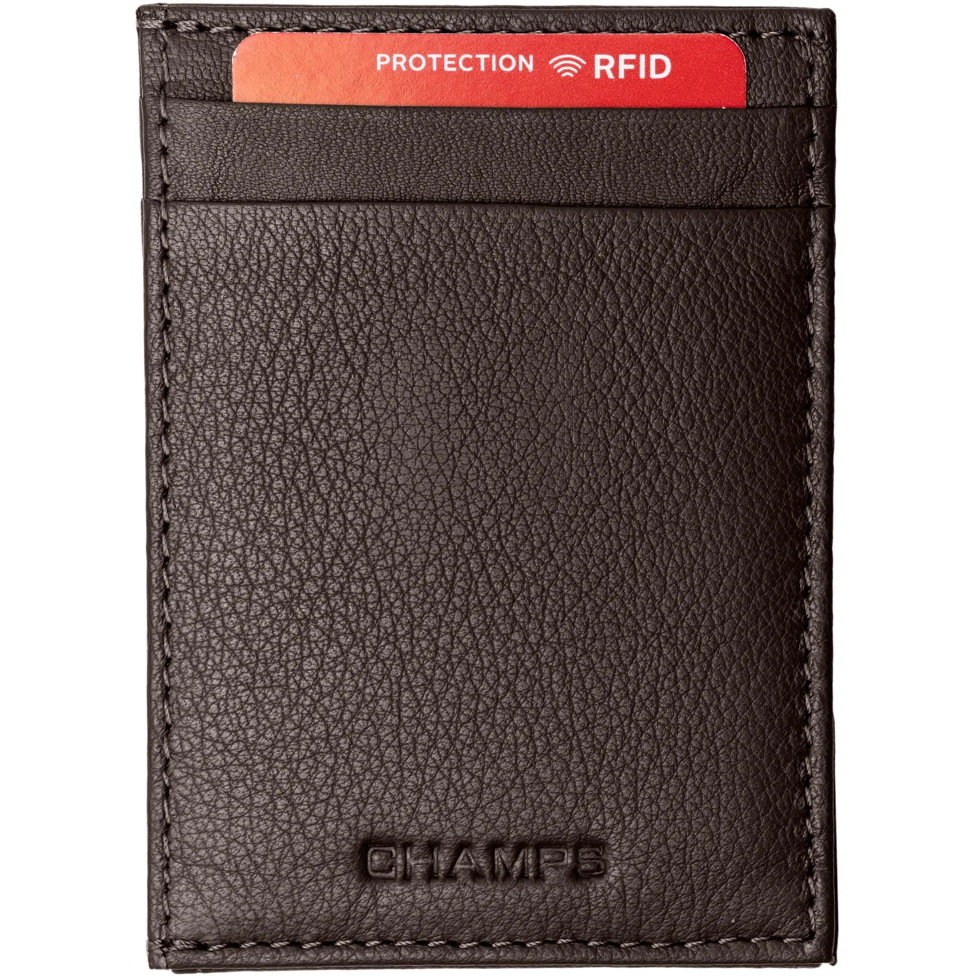 Champs Luggage Mag Hybrid Khaki Cardholder Wallet Size 3"X4"X0.25"